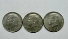 1967 1968 1969 Kennedy Half Dollar  40% Silver Coin Lot Of 3