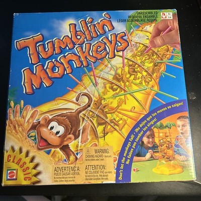 Vntg Tumblin Monkeys Game Mattel 52563 Ages 5+ 2005!