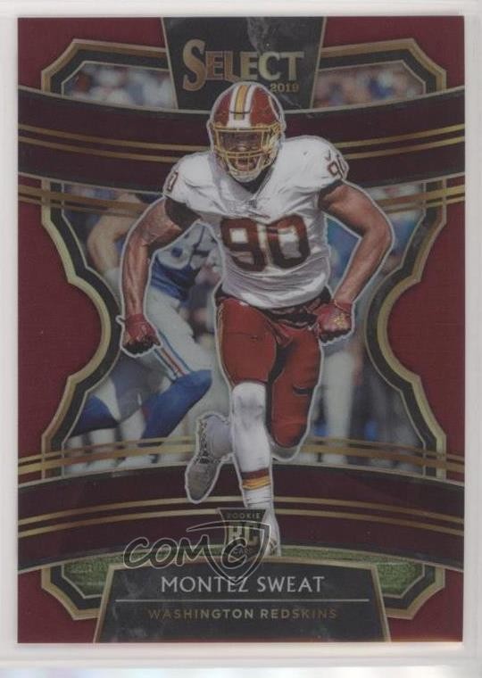 2019 Panini Select Concourse Maroon Prizm 128/149 Montez Sweat #12 Rookie RC 0q3
