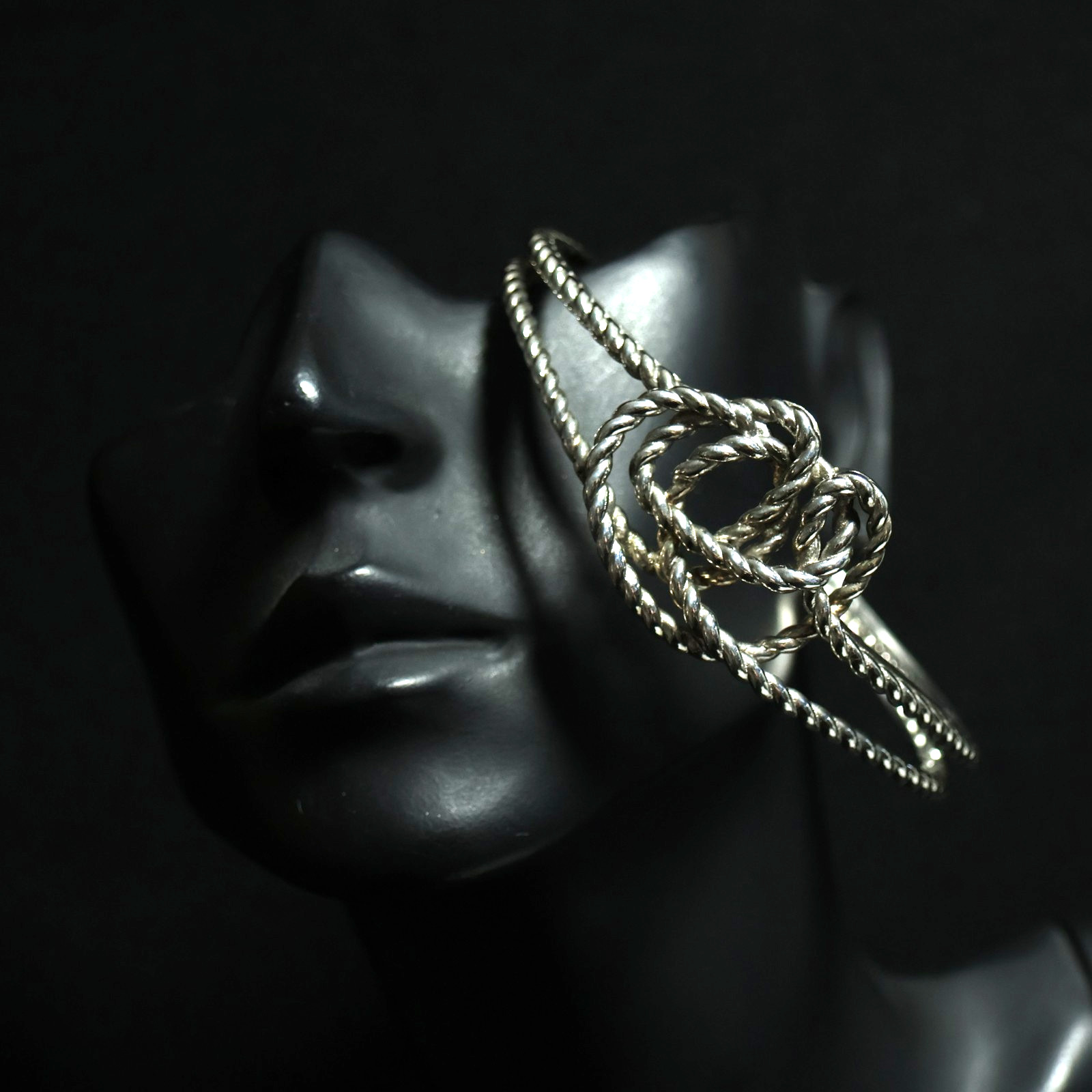 BEAUTIFUL Solid Silver 925 Rope Knotted Design Pa… - image 16