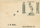 Antique Hold to light advertising  St. Jacobs Oil  J.M Hicks Rural Retreat VA — photo 2