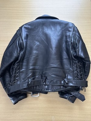 Legendary USA Leather Jacket, Black, Size 46, Buco style horsehide