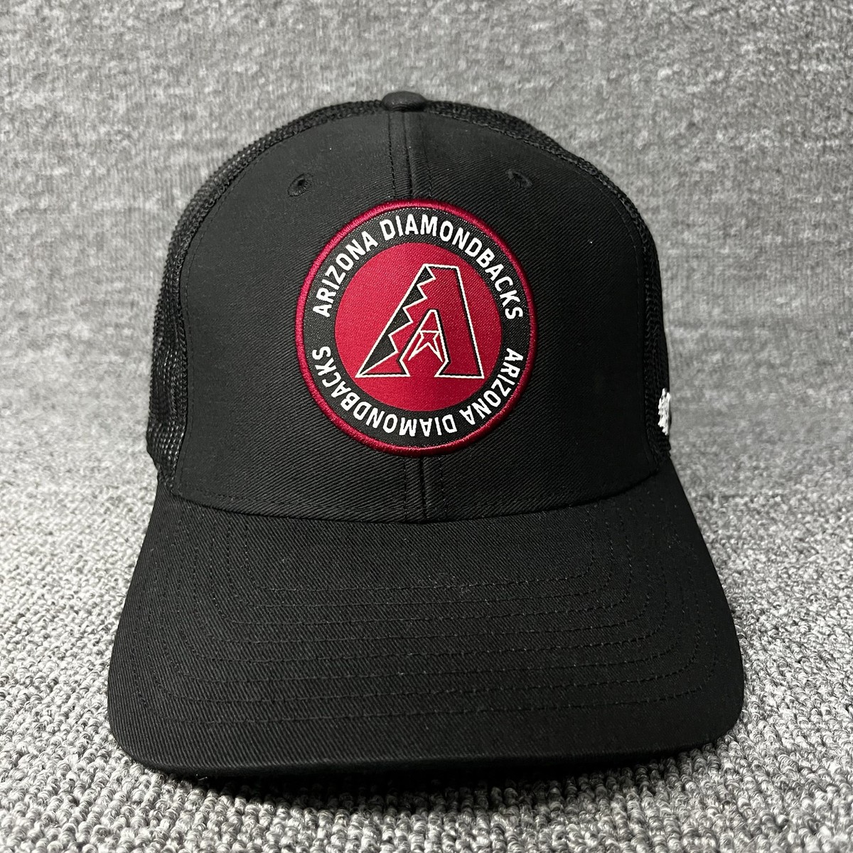 New '47 Brand Arizona Diamondbacks Black Mesh Trucker Snapback Hat Cap OSFA
