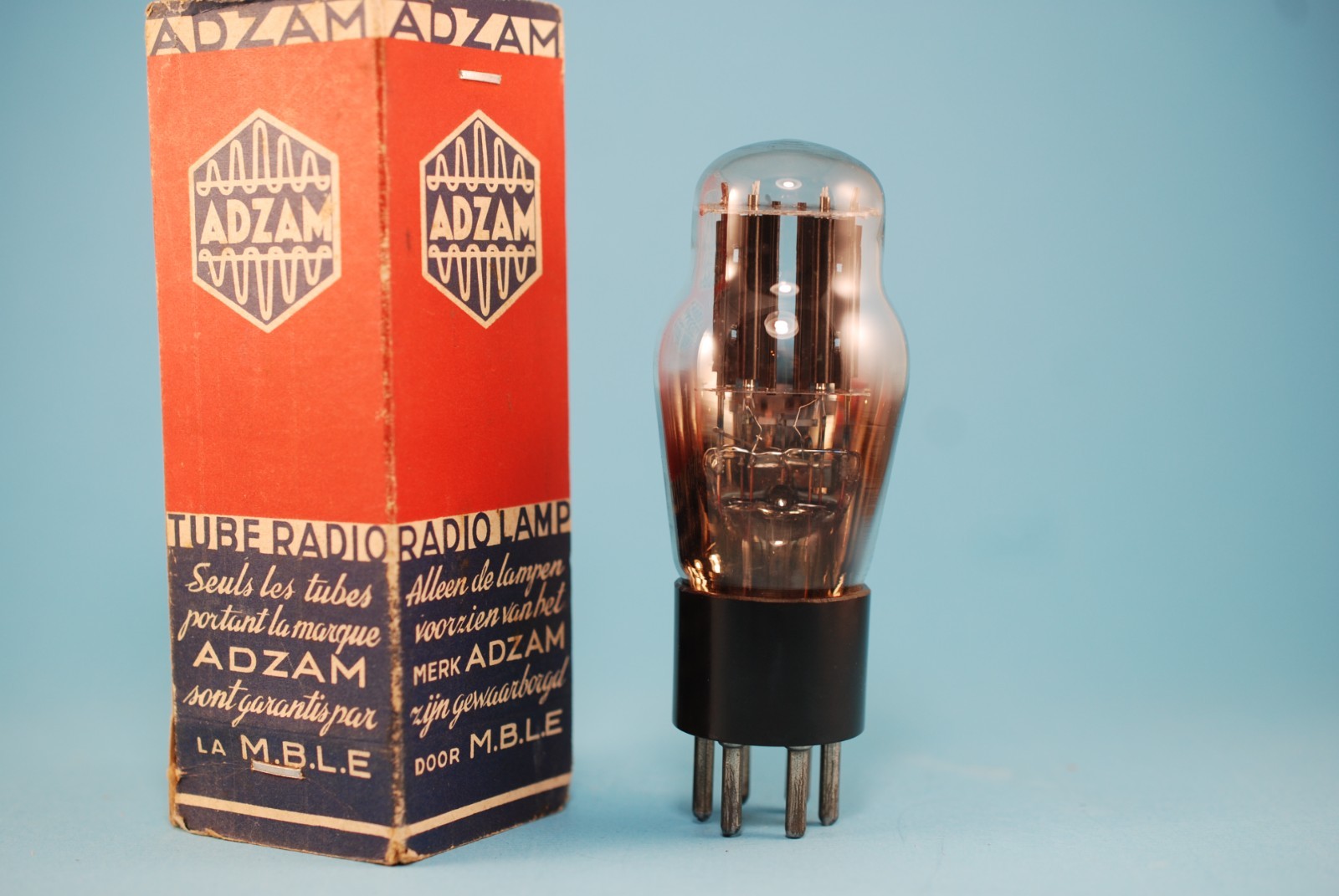 Adzam 25Z5 NOS Tested Full-wave Vacuum Rectifier Power Supply Tube Valve