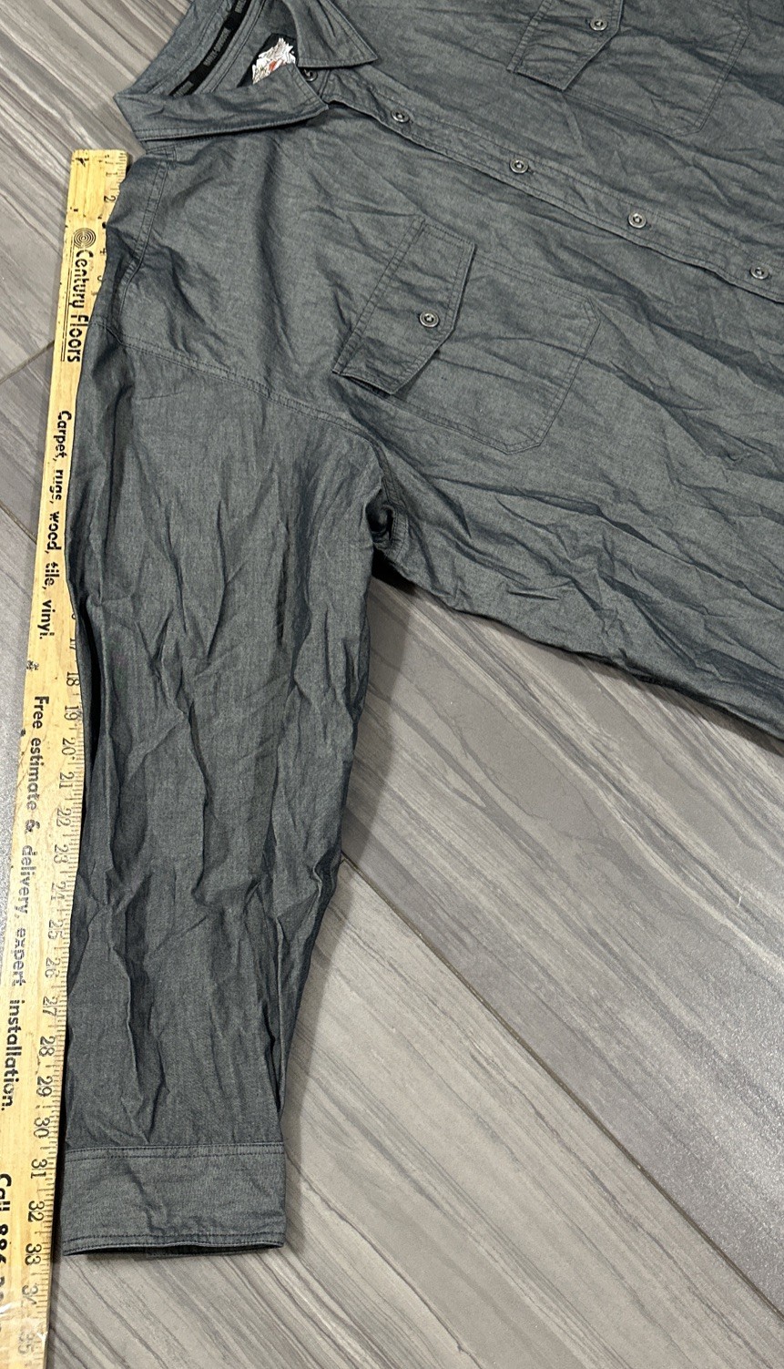 Harley Davidson Hidden Snap Button Down Long Slee… - image 15