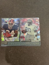 1993 Pro Set College Connections THURMAN THOMAS & BARRY SANDERS #CC1 - Mint