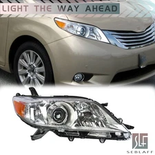 For Toyota Sienna 2011-2020 Headlight Assembly Right Passenger Side Halogen Type