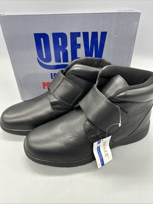 Drew Shoes Big Easy 44859 Men's Casual Boot Black Calf 10W