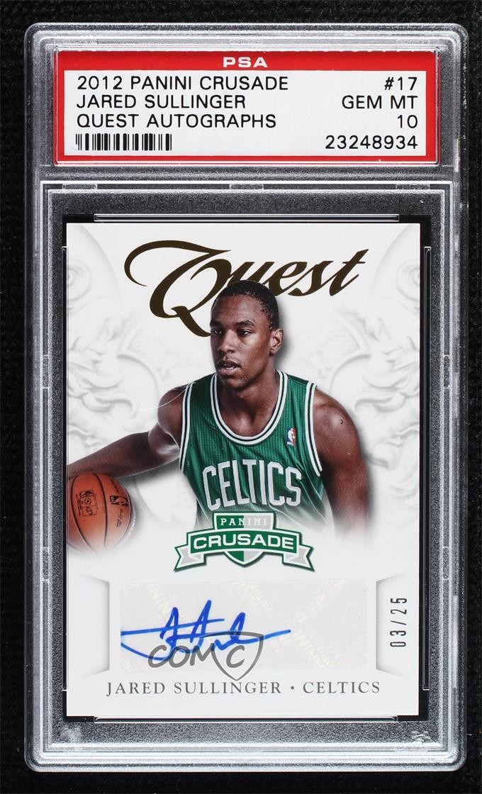 2012-13 Crusade Quest Gold 3/25 Jared Sullinger PSA 10 GEM MT Rookie Auto RC 3c7