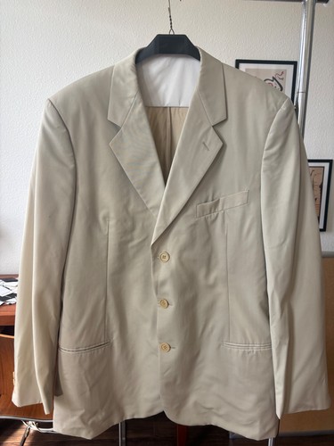Giorgio Armani, Vintage Giorgio Armani MainLine Address Khaki 3 Button Blazer 46R READ