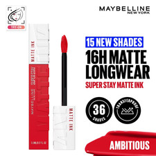 Lápiz labial líquido Maybelline New York Super Stay Matte Ink - 220 ambicioso, 5 ml