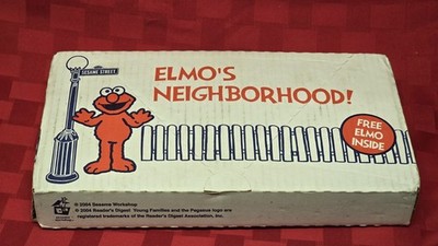 Elmo s Neighborhood Sesame Street Set 2004 Reader s Digest Open Box