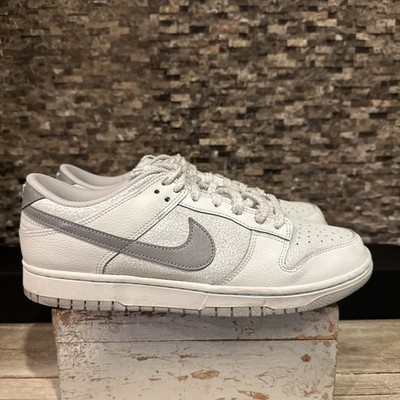 Nike Dunk Low Retro SE Men's Size 10.5 Summint white/ metallic silver HQ3619 121