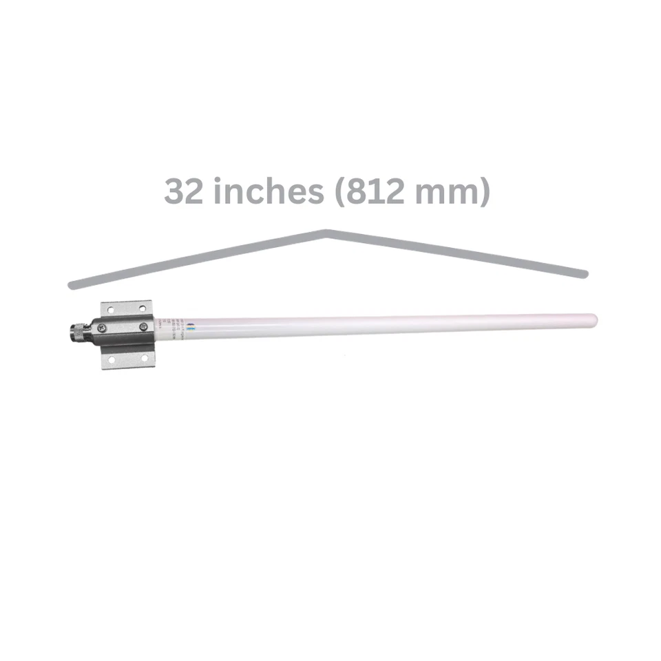 Dual Band 5GHz + 2.4 GHz 12 dBi Outdoor Omni Antenna upgrade for ALFA Camp Pro 3 - Image 2 of 4
