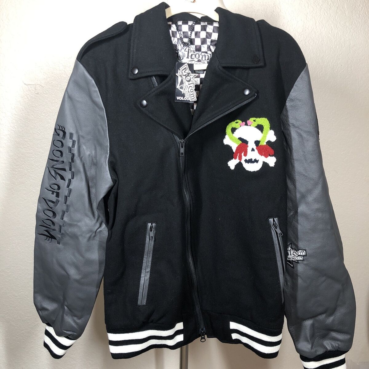Vintage NWT Punk Surf Y2K Jacket Volcom Goons Of Doom Band Vintage NWT Punk Surf Y2K Jacket Volcom Goons Of Doom Band