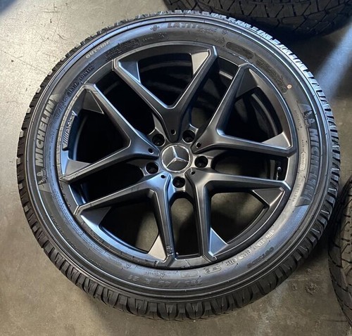 USED 24 G63 21" OEM Wheels w/ Tires - A4634011900 Fits AMG G63 G55 G5550 G Wagon - Picture 2 of 15