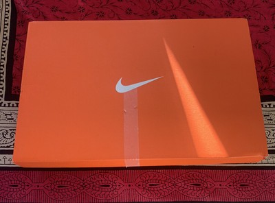EMPTY NIKE SHOE BOX - ORANGE NIKE BOX FOR STORAGE OR REPLACEMENT (SIZE - 6-10) | eBay