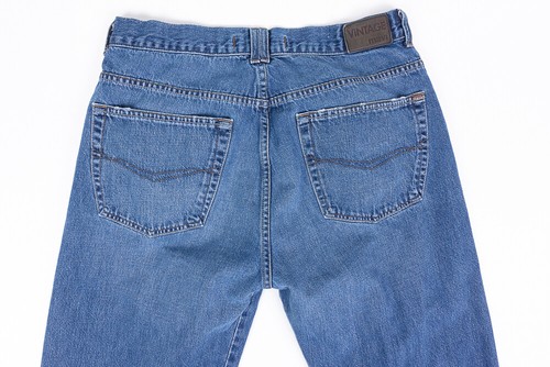 Mavi Max Wide Straight Leg Mens Jeans Medium Wash Size 33x30 - Picture 6 of 6