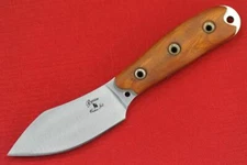 2011 Busse Custom HOG MUK .16" Convexed Satin Blade, Full Cherry Wood Handle