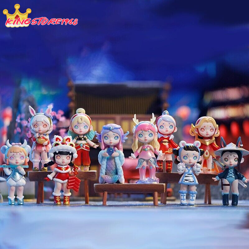 Laura Chinese style Blind Box Mystery Figures Action Kawaii