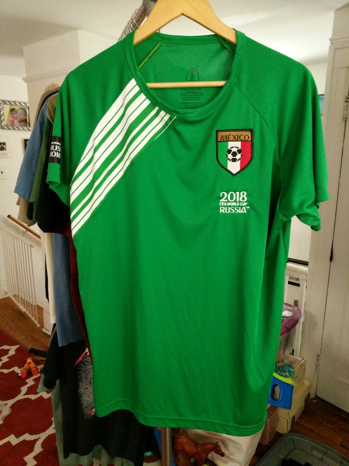 NWOT Mexico National FIFA World Cup Jersey Official License L Russia 2018 