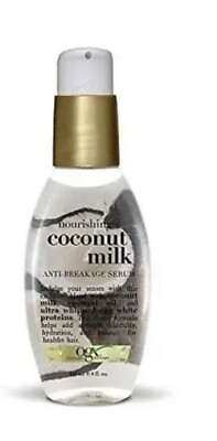 OGX Nourishing + Coconut Milk Anti-Breakage Serum, 4 Fl Oz