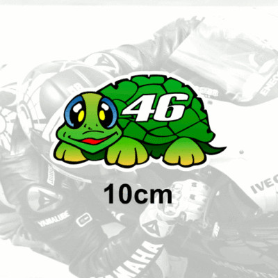 La Tartaruga Rossa Rossi Adesivi Tartaruga (BR) Decalcomania Del Vinile Di 5cm X 2 Adesivo Adesivi Valentino Rossi - Foto 6