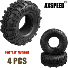 AXSPEED 4x 110mm 1.9" Wheel Tyre Tires For 1/10 RC TRX4 Axial SCX10 D90 Crawler