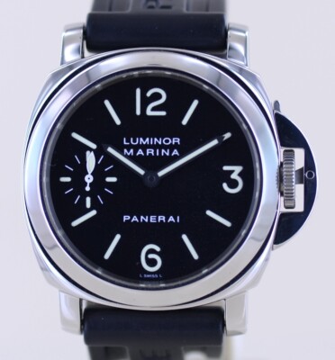 Panerai Uhr Luminor Marina black dial PAM 102 SL 44mm L-Swiss-L C-Serie rar