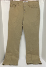 VTG Tommy Hilfiger Jeans Womens 8 Beige Khaki Pants Pre Owned