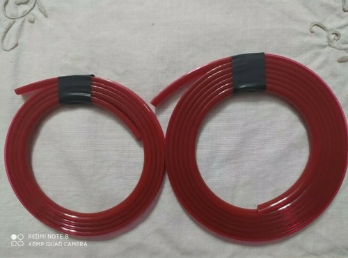 PROFILO BORDINO ROSSO ADESIVO SPESSO KIT ANTERIORE E POSTERIORE ALFA ROMEO MITO - Imagen 8 de 10