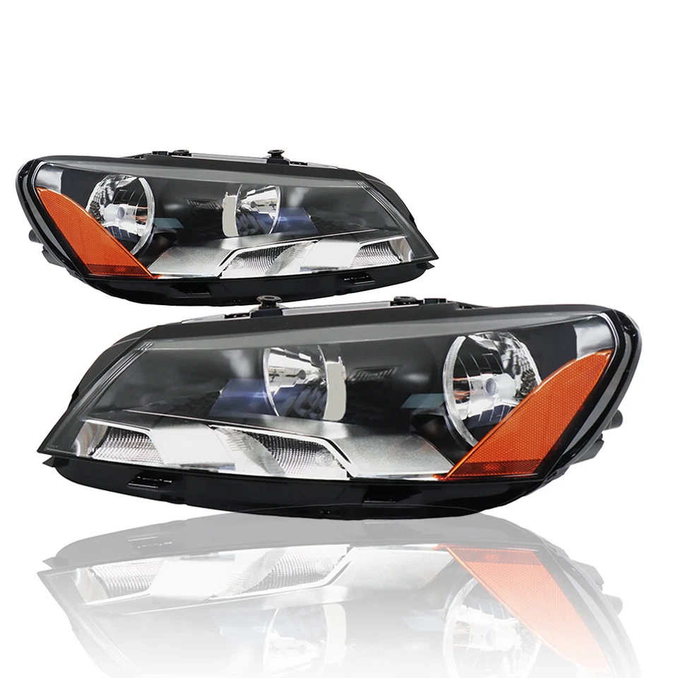 For 2012-2015 Volkswagen Passat Left&Right Side Headlights Headlamps Assembly Foto 4 de 4