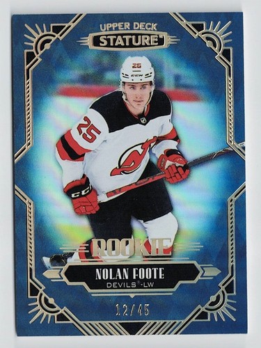 2020-21 Upper Deck Stature Blue Parallel Base & Rookies #/45 Pick From List !! - Picture 15 of 33