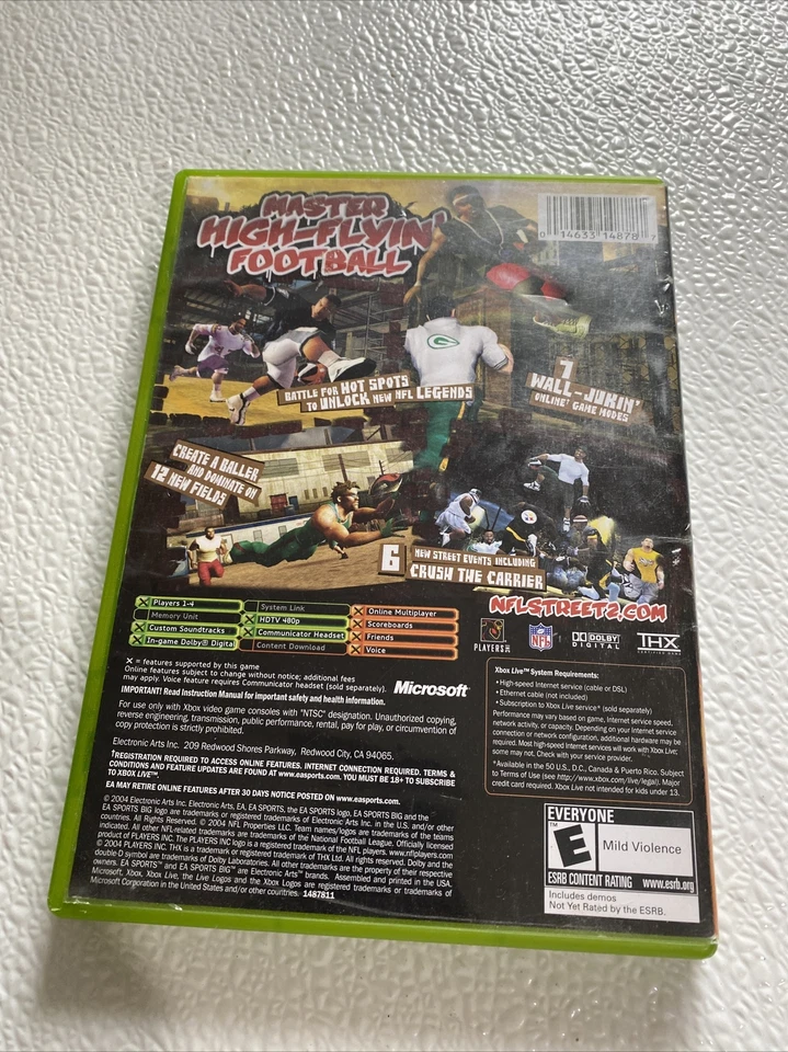 NFL Street 2 (Microsoft Xbox, 2004) Case Manual Only - Image 2 of 4
