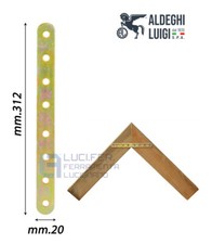 VERSTÄRKTE VERBINDUNGSPLATTE GERADE HALTERUNG SCHWERE ART MM.20X312 HOLZBALKEN 