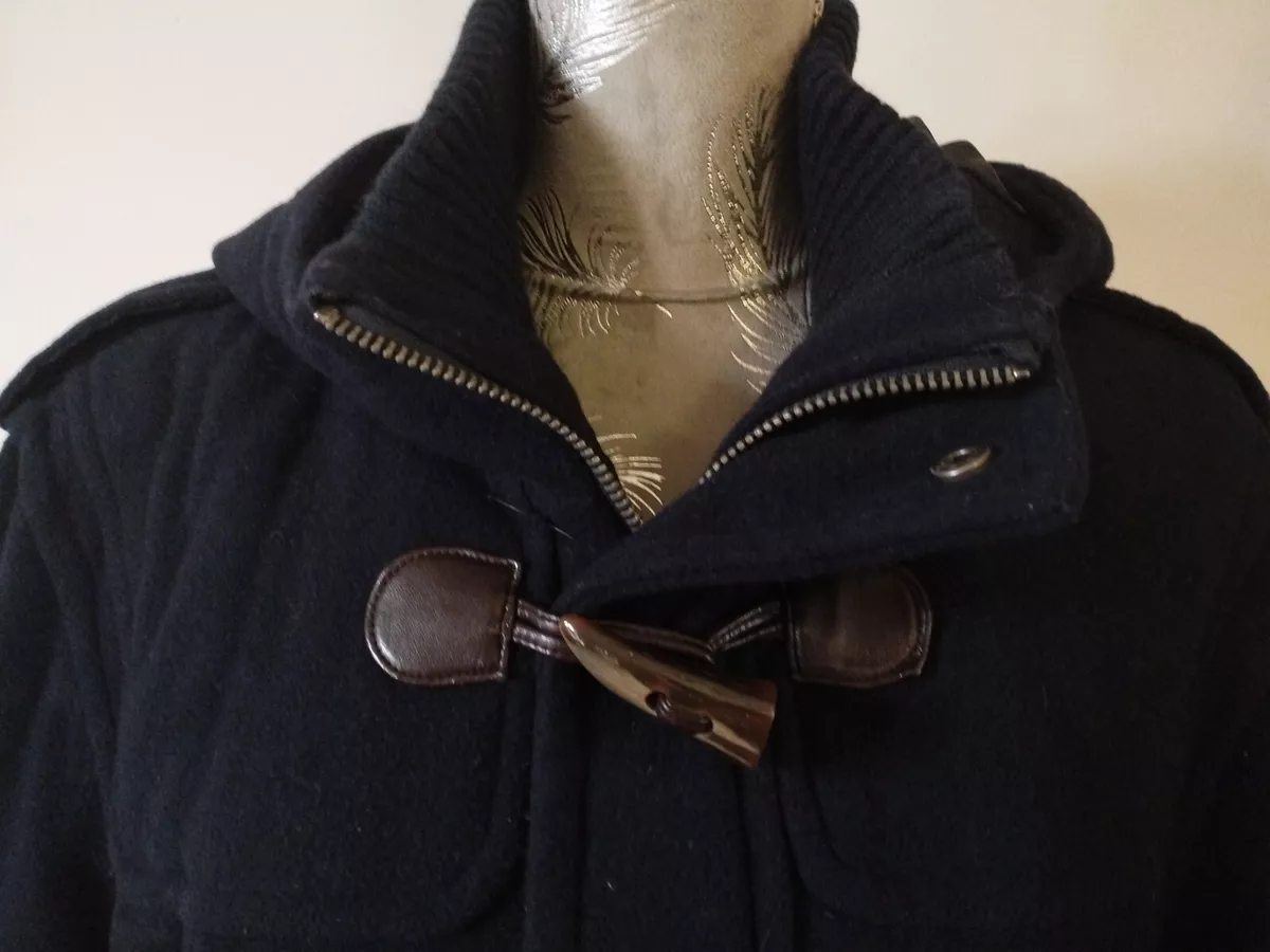 Blouson manteau Parka Caban homme chaud Marque Tommy Hilfiger T M Bleu  Marine