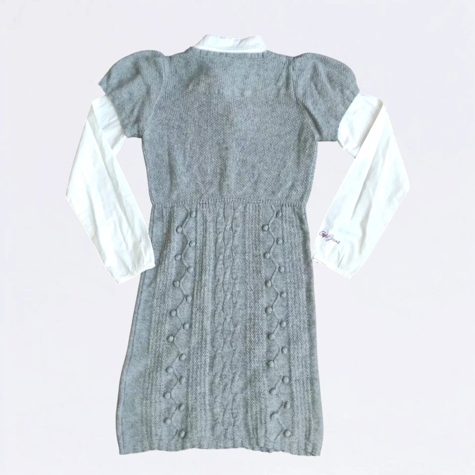 Vestido Pepe Jeans London Gris Bon Ton Modelo Gretel Talla 14 Años Foto 2 de 4