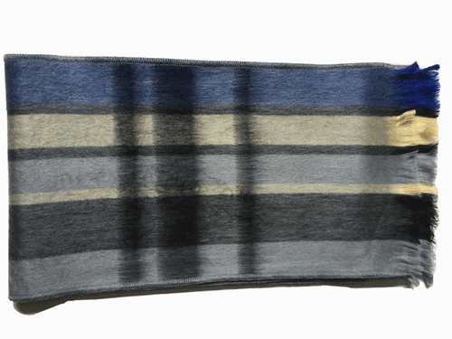 ¡LOTE AL POR MAYOR DE 20 TALLAS MÁS GRANDES! BUFANDAS DE ALPACA JOSE A RAYAS 80"" x 12"" 5V - Imagen 4 de 12