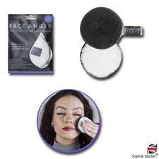 MAKEUP DUAL SIDED REUSABLE Remover Pad  Microfiber Face Cleansing Puff Sponge UK