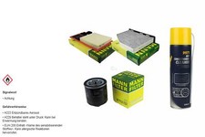 MANN FILTER Paket MANNOL Klimareiniger für VW Golf Plus 5M1 521 1.4 16V Caddy