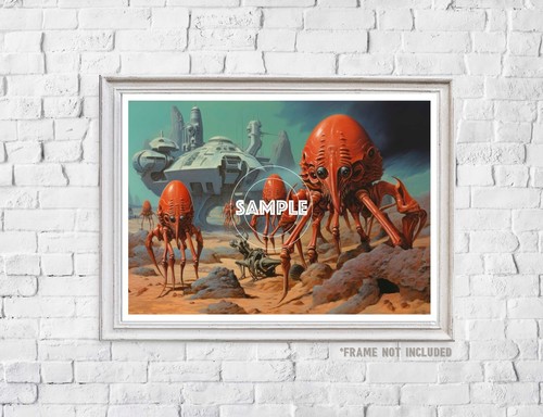 SPACE POP ART POSTER DRUCKE WELTRAUMSCHIFFE ASTRONAUTEN SCI-FI POP ART POSTERDRUCKE - Bild 14 von 23