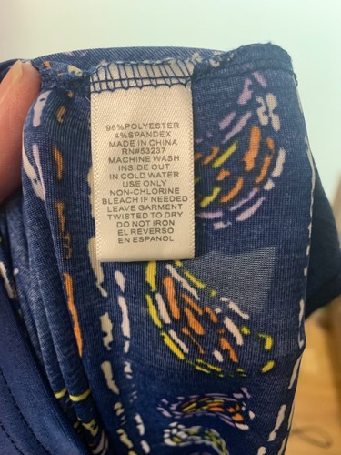 NWT Mlle Gabrielle Dress Business Casual Colorful Blue Office Women Plus Size 2X - 第 7/7 張圖片
