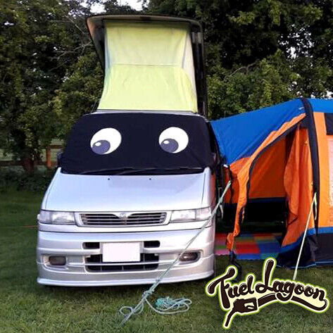 Mazda Bongo Window Screen Cover Blackout Blind Camper Van Curtain Eyes - Picture 1 of 4