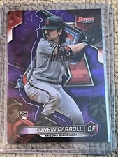 2023 Bowman's Best Base Purple Refractor RC #20 Corbin Carroll #D 165/250