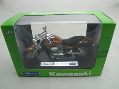 Welly 2002 Kawasaki Vulcan 1500 Mean Streak Motorrad - 1:18