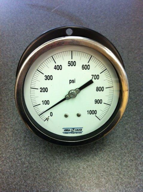 Manómetro Totalmente Inox Alta Presión 4 Plg, 1000 Psi | Meses sin interés