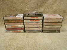 Lot of 19 Country Cassette Tapes Assorted Artists Willie Nelson Dolly Parton  