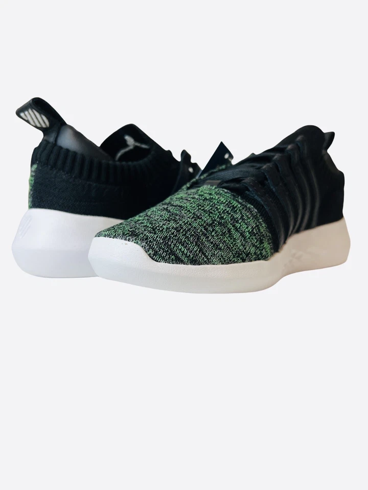 Zapatilla deportiva Gary Vee tejida Icon K-Swiss GEN-K negra/verde para mujer talla 6,5 nueva con etiquetas Foto 3 de 4