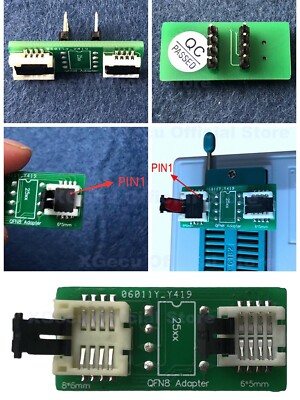 WSON8 MLF8 MLP8 DFN8 TO DIP8 socket adapter 6*5MM 8*6MM SMT flash chips QFN8