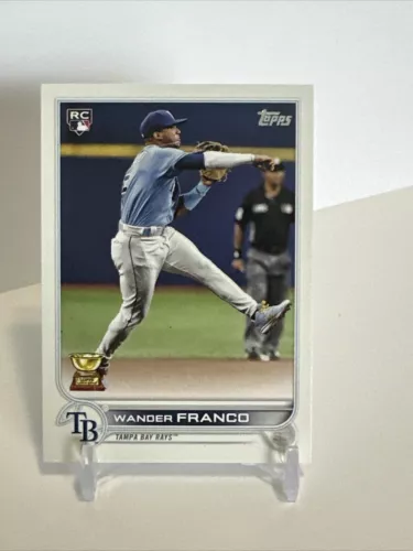 WANDER FRANCO Rookie RC 2022 Topps Factory Set #215 SP Image Variation 